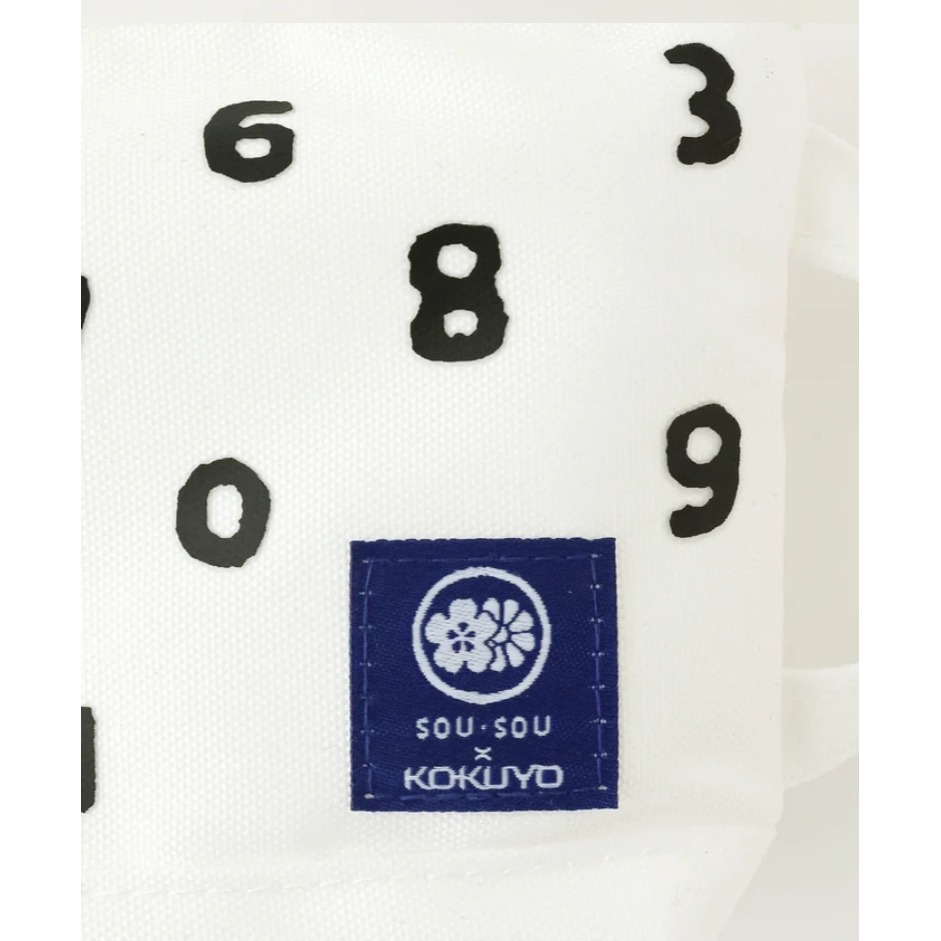 現貨 SOU SOU sousou × KOKUYO 筆袋 化妝包 十數 L字型大開口設計 附有便利的提把 日本直送-細節圖5