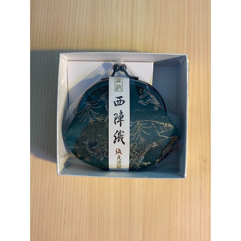 現貨 日本製 西陣織 2.6 英吋 零錢包 口金包 京都藝美堂 傳統日本圖案 工匠手工製作 日本直送-規格圖5