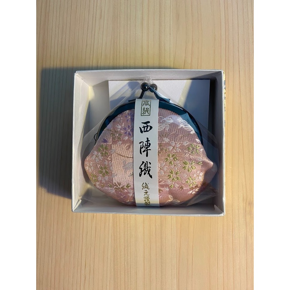 現貨 日本製 西陣織 2.6 英吋 零錢包 口金包 京都藝美堂 傳統日本圖案 工匠手工製作 日本直送-規格圖5