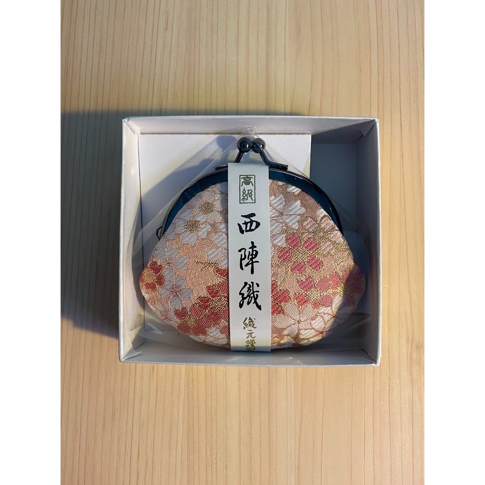 現貨 日本製 西陣織 2.6 英吋 零錢包 口金包 京都藝美堂 傳統日本圖案 工匠手工製作 日本直送-規格圖5