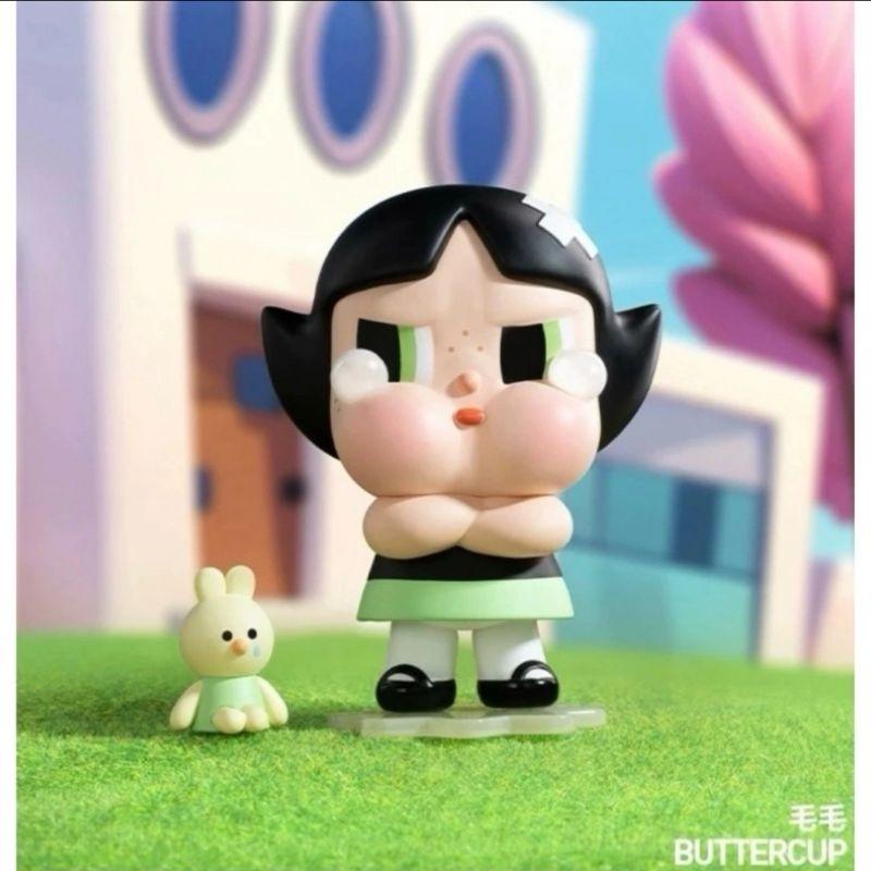 現貨 POPMART CRYBABY 飛天小女警  泡泡瑪特 哭娃 毛毛 設計師 公仔 盒抽 確認款 玩具-細節圖2