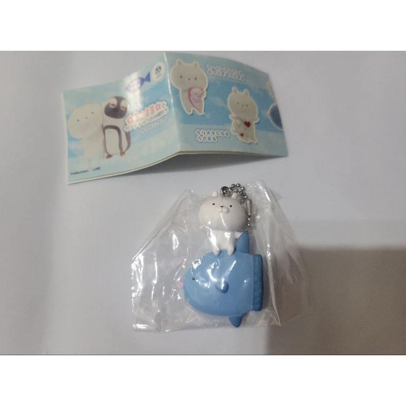 日本池袋限定 兔丸 水族館 扭蛋 公仔 吊飾-細節圖2