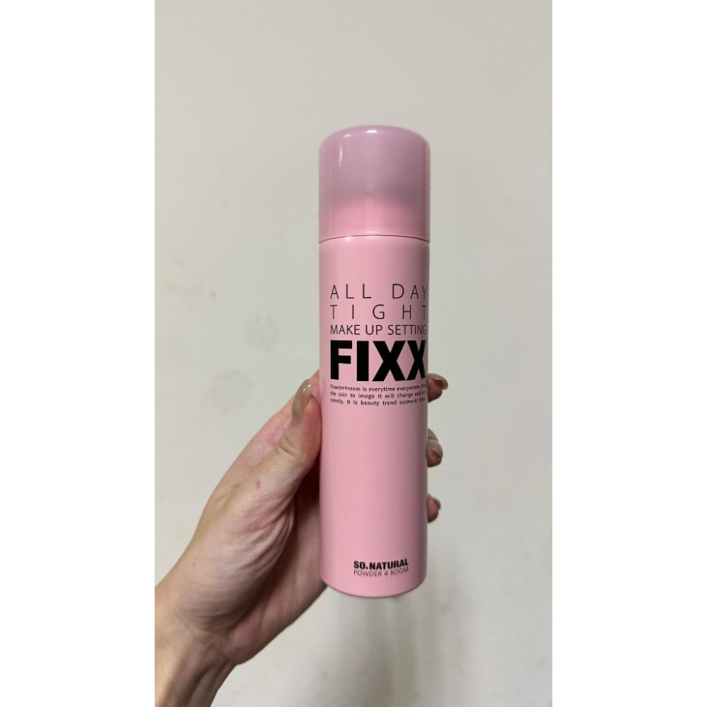 《可刷卡分期、可議價》韓國 SO NATURAL FIXX 定妝噴霧 長效定妝噴霧 全天緊緻 全天候 24H 120ML-細節圖3