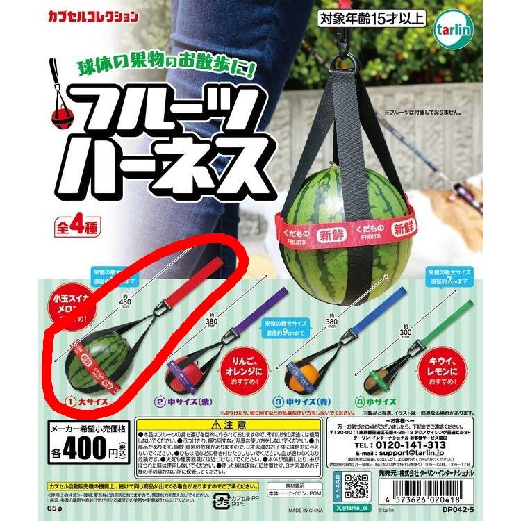 《可刷卡分期、可議價》TARLIN 水果背帶 裝圓形水果的束帶 西瓜 大號 轉蛋 扭蛋-細節圖2