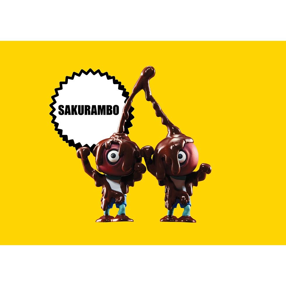 《可刷卡分期、可議價》熊貓之穴 融化的水果殭屍 水果殭屍 僵屍水果 巧克力殭屍 僵屍 融化 扭蛋 轉蛋 櫻桃 水梨-細節圖3