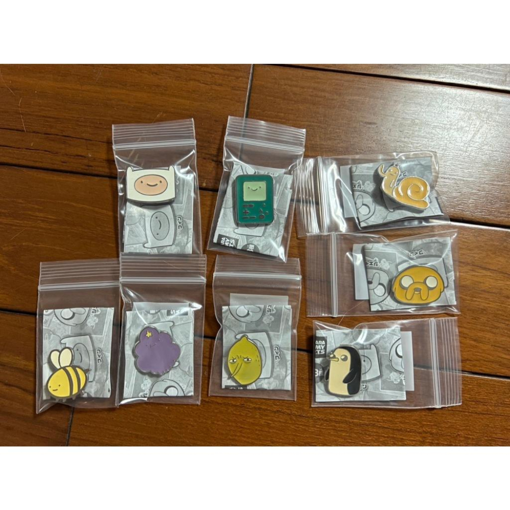 《可刷卡分期、可議價》T-ARTS 探險活寶 第1彈 金屬 徽章 別針 扭蛋 阿寶 老皮 BMO 檸檬公爵 阿鵝 腫泡泡-細節圖2