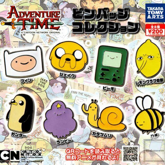 《可刷卡分期、可議價》T-ARTS 探險活寶 第1彈 金屬 徽章 別針 扭蛋 阿寶 老皮 BMO 檸檬公爵 阿鵝 腫泡泡-細節圖2