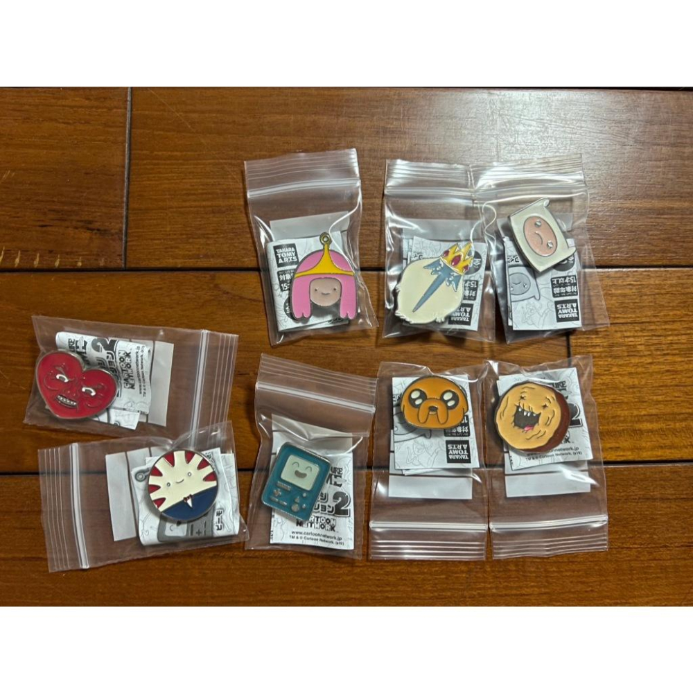 《可刷卡分期、可議價》T-ARTS 探險活寶 第2彈 金屬 徽章 別針 扭蛋 阿寶 老皮 BMO 泡泡糖公主 冰霸王-細節圖2