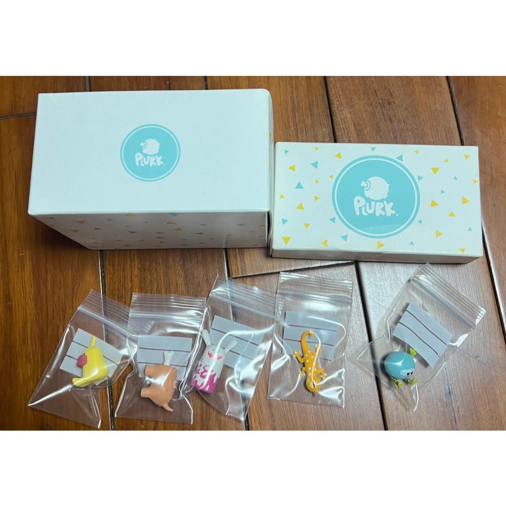 《可刷卡分期、可議價》噗浪 PLURK 扭蛋小怪獸套組 肉骨獸 獨眼雞 蛋鴨 科科兔 蜥蜴 一組5款-細節圖2