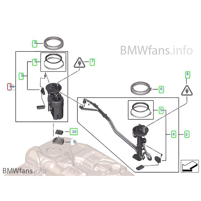 BMW E70 E71 F15 F16 汽油幫浦總成 16117207599-細節圖3