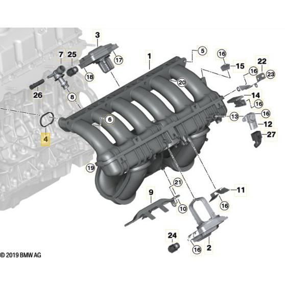 BMW 進氣歧管墊片(圖4) 11617547242-細節圖3