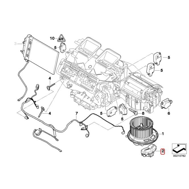 BMW E70 E71 E81 E84 E89 E90 E92 F25 F26冷氣鼓風機電阻64119265892-細節圖5