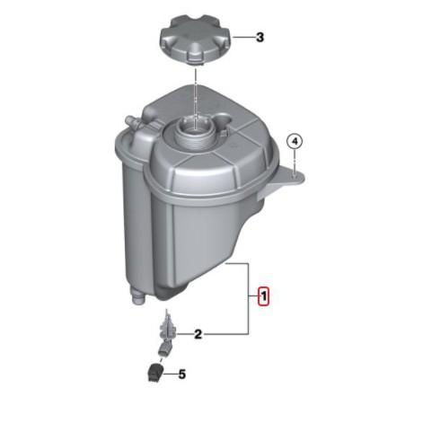 BMW E70 E71 F15 F16 F85 F86 副水箱/備水桶17138621092-細節圖3