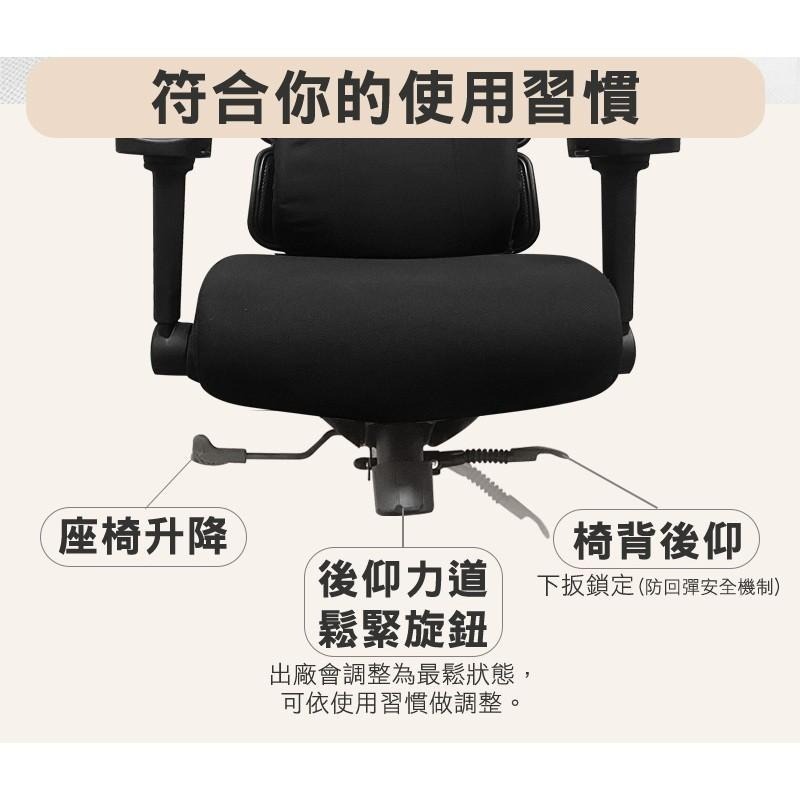 免組裝台灣製霸氣人體工學透氣椅5D軟扶手-獨立筒坐墊(電腦椅,電競椅,網布椅,網布坐墊,辦公椅,主管椅)-細節圖5