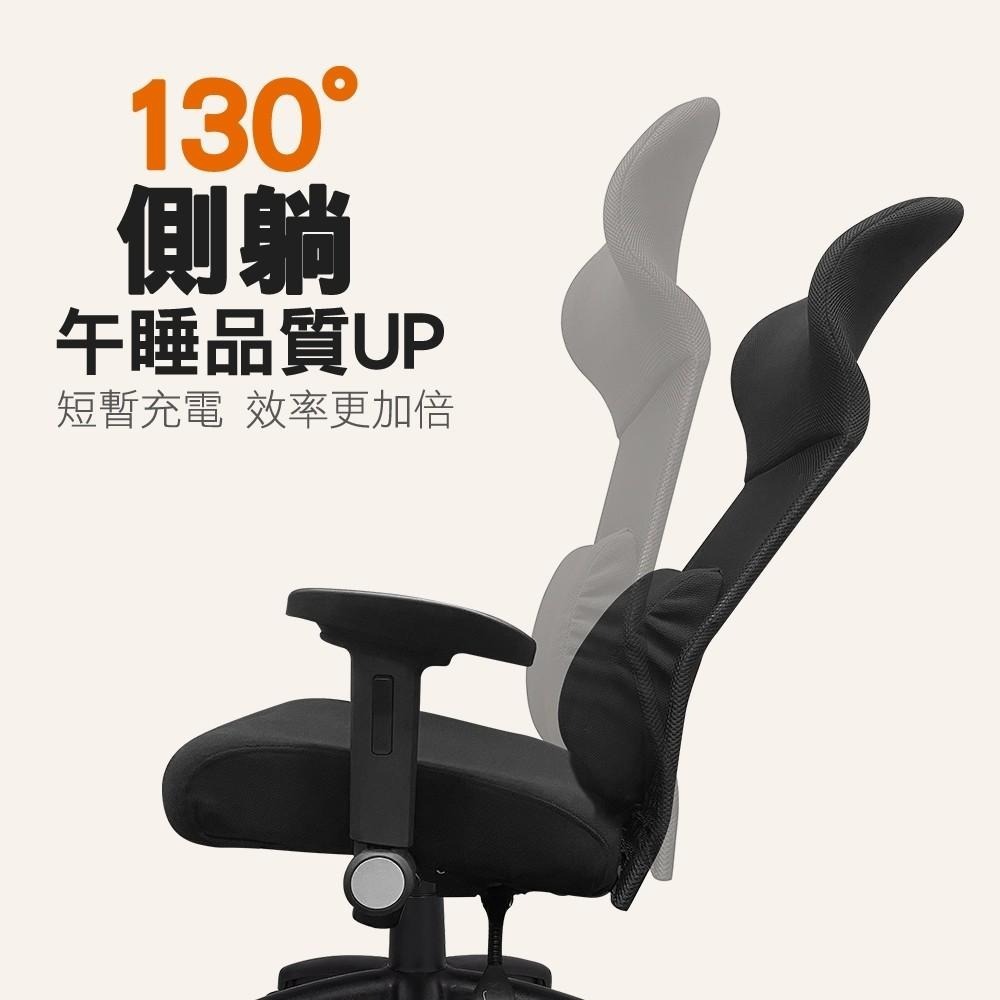 免組裝台灣製霸氣人體工學透氣椅5D軟扶手-獨立筒坐墊(電腦椅,電競椅,網布椅,網布坐墊,辦公椅,主管椅)-細節圖7