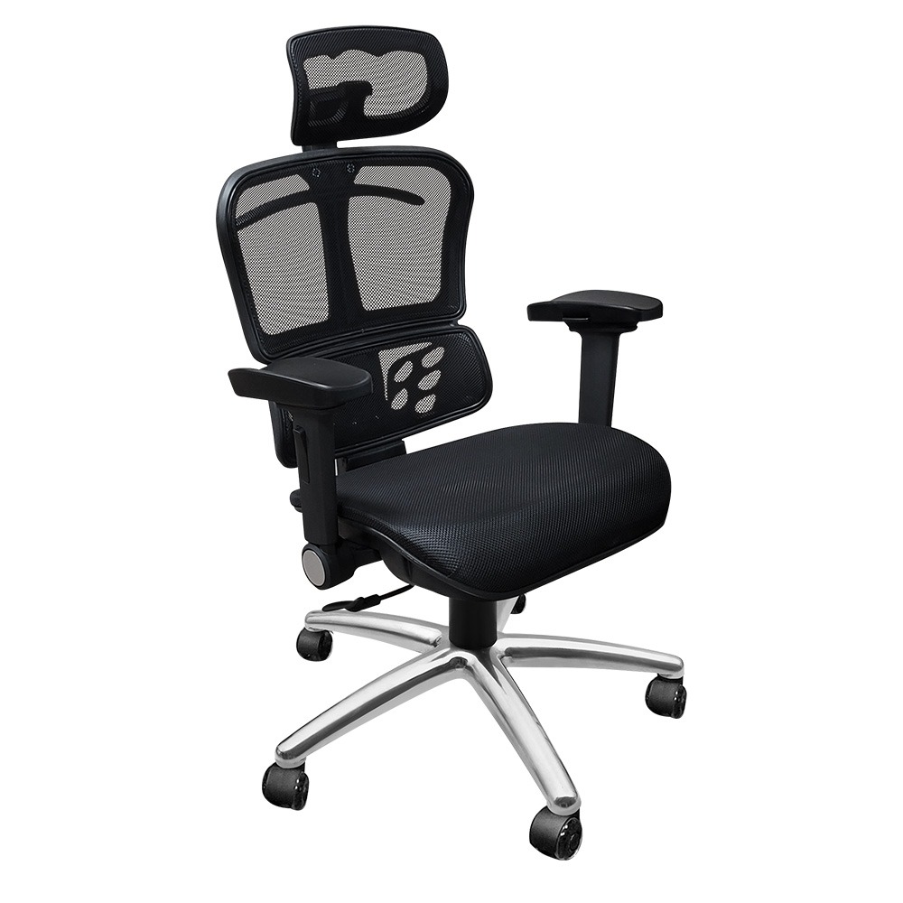 免組裝台灣製人體工學透氣椅5D軟扶手-雙層網布坐墊(電腦椅,電競椅,網布椅,網布坐墊,辦公椅,主管椅)-規格圖9