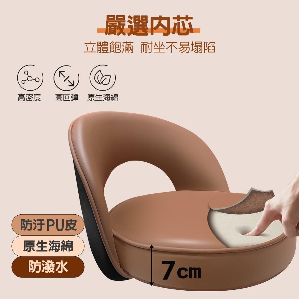 G+居家 舒活護腰滑輪小沙發-2吋黑輪(靠背椅/鋼製家事椅/美甲矮椅/移動輔助椅/萬用椅/滑凳/工作椅)-細節圖2