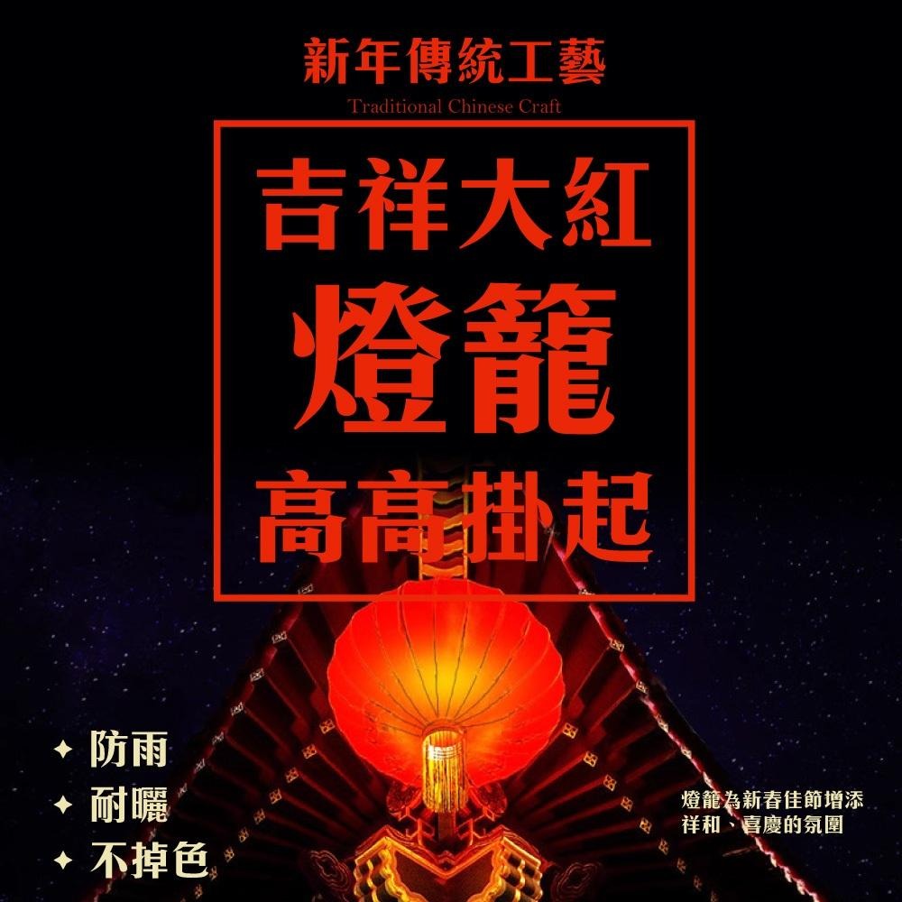 寶堂居 燈籠 福滿財旺2入組 直徑55cm#501(新年吊飾場景布置室內春節過年掛件)-細節圖3
