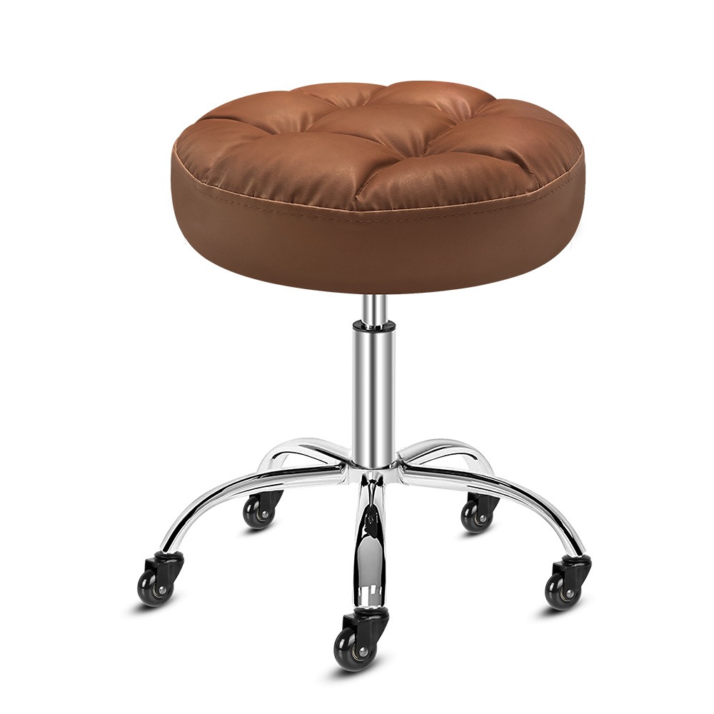 G+居家 免組裝 動感滑輪升降萬用椅 2吋純黑輪(美容椅/移動工作椅/萬用椅/足療用椅/手作工藝座椅)-規格圖6