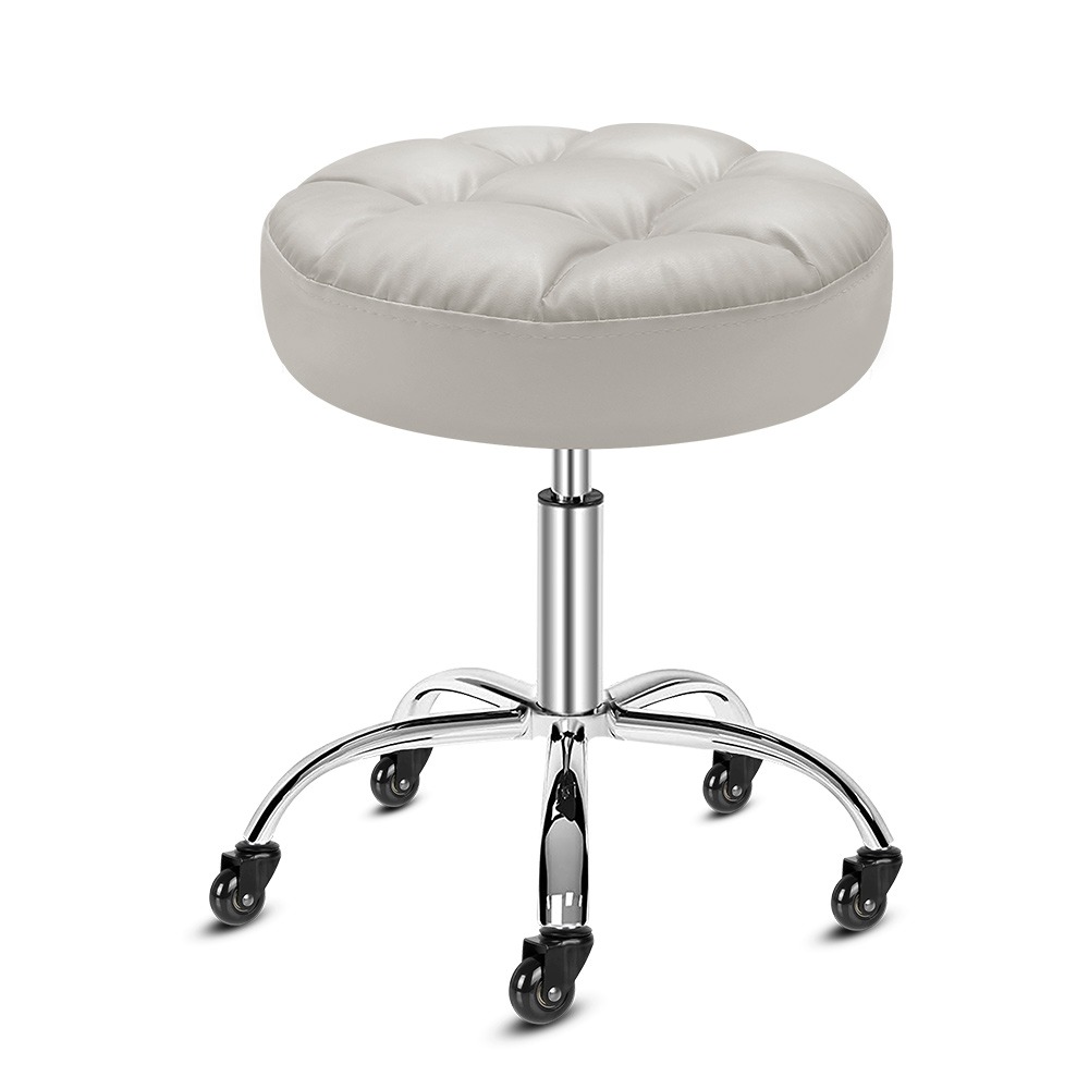 G+居家 免組裝 動感滑輪升降萬用椅 2吋純黑輪(美容椅/移動工作椅/萬用椅/足療用椅/手作工藝座椅)-規格圖6