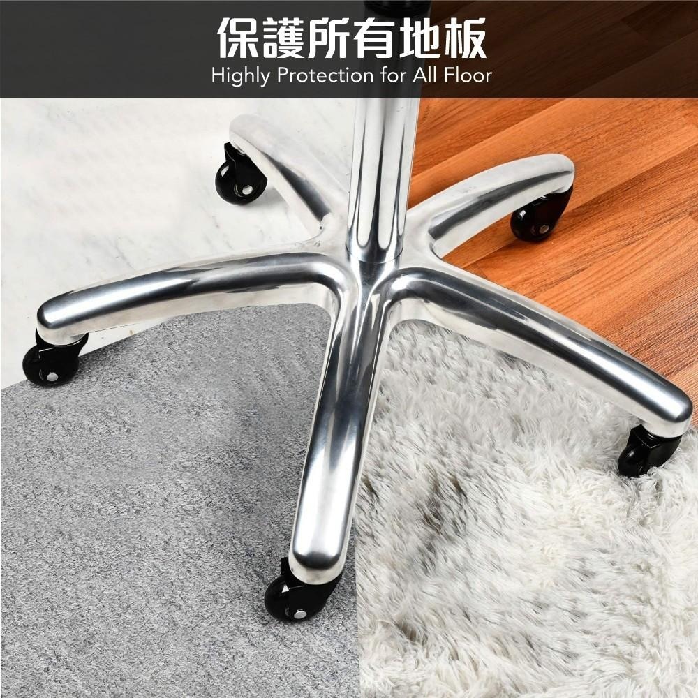 G+居家 辦公椅2吋萬向輪5入組-純黑 單輪順滑 不卡輪 通用輪 桌椅輪 #電競椅輪 #萬向輪-細節圖2