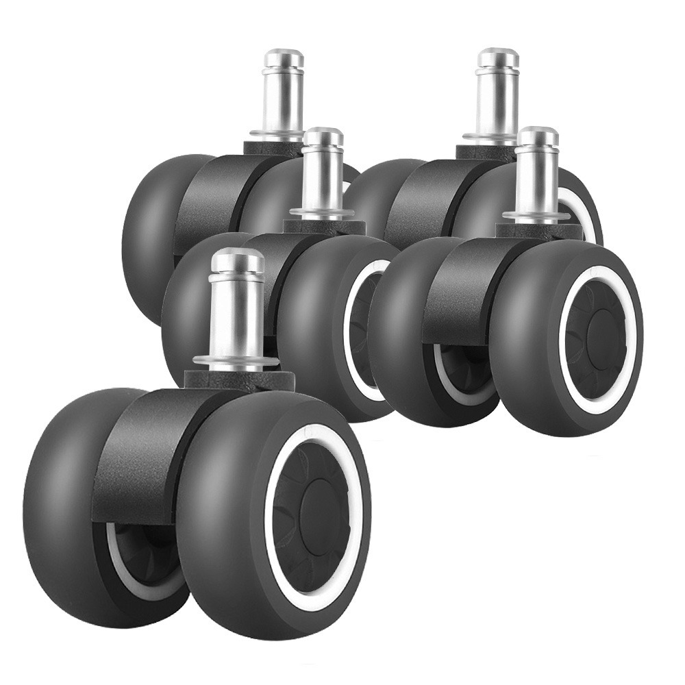 G+居家 超靜音TPR辦公椅2吋萬向輪5入組(TPR輪/橡膠輪/實驗室用椅腳輪/耐酸蝕/靜音順滑/有飾蓋/無飾蓋)-規格圖8