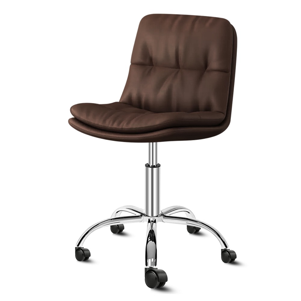 G+居家 免組裝人體工學雙層加厚柔軟坐墊電腦椅-全黑帶亮圈PU輪(氣壓升降椅/收銀椅/吧檯椅/高腳椅/工作椅/美容椅-規格圖6