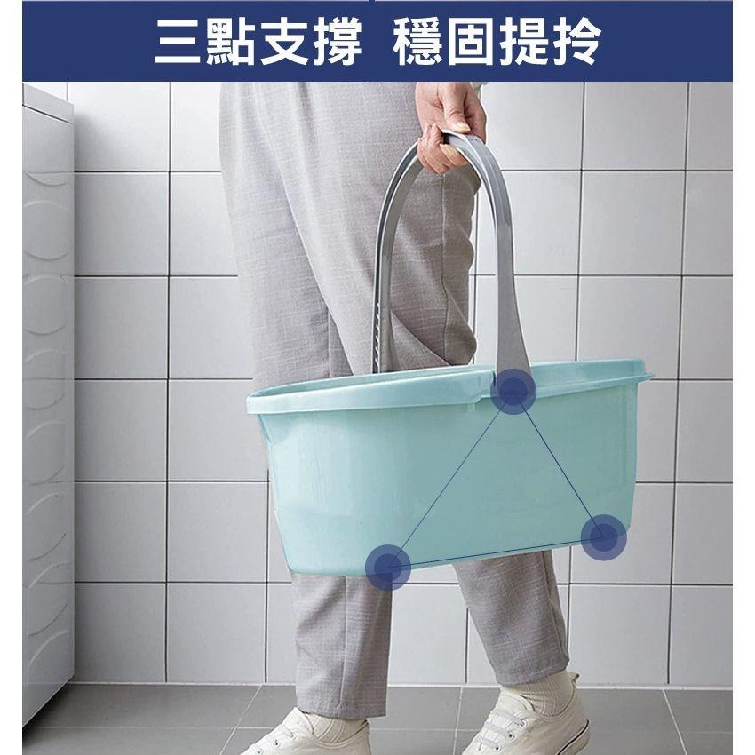 G+居家 帶輪可手提拖把桶水桶18公升-細節圖4