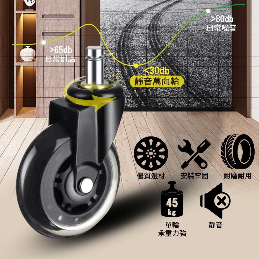 G+居家 設計師方格皮椅 靜音輪升級款(扶手款 2.5吋輪)-細節圖6