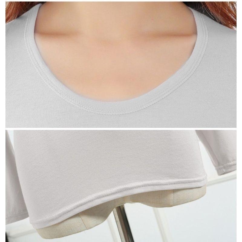 輕磨毛暖暖發熱衣-圓領(女款)多尺寸多色任選-細節圖5