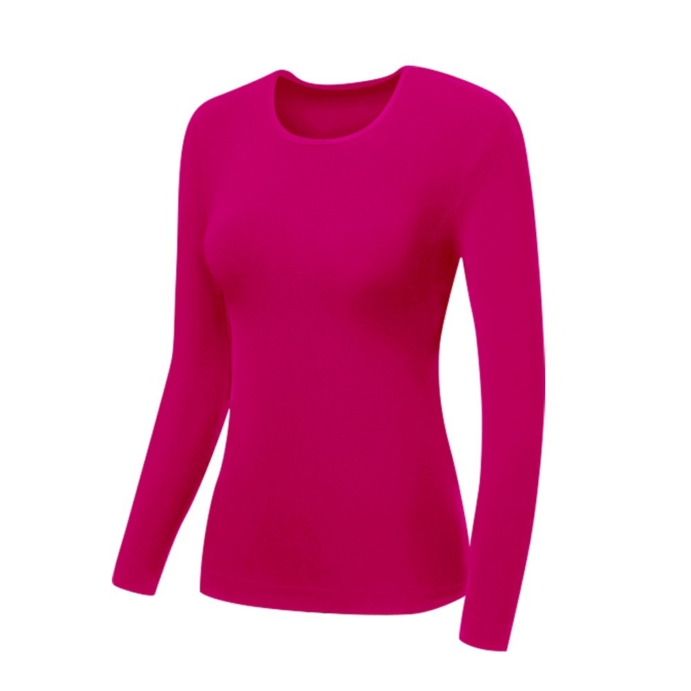 輕磨毛暖暖發熱衣-圓領(女款)多尺寸多色任選-規格圖6