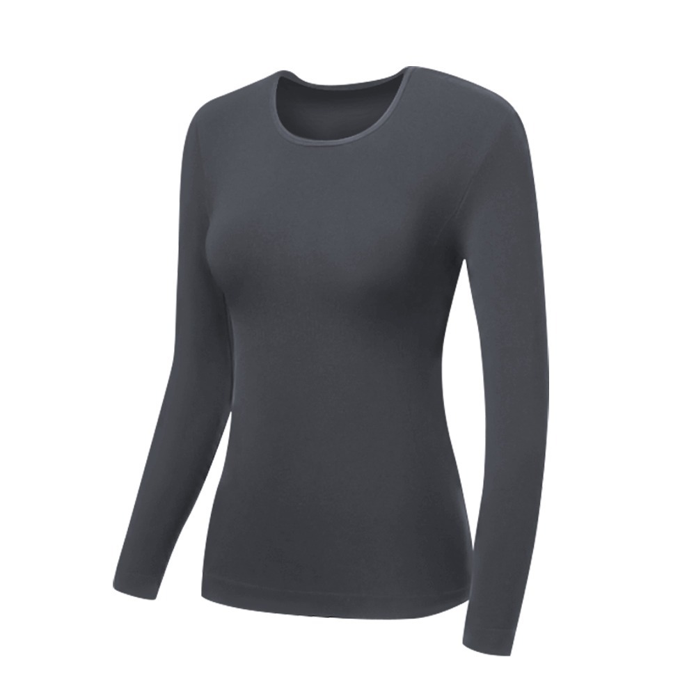 輕磨毛暖暖發熱衣-圓領(女款)多尺寸多色任選-規格圖6