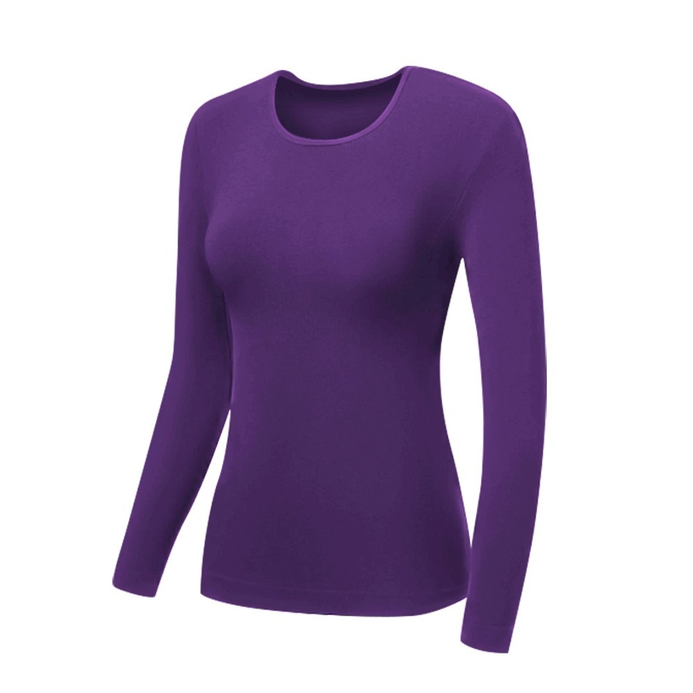 輕磨毛暖暖發熱衣-圓領(女款)多尺寸多色任選-規格圖6