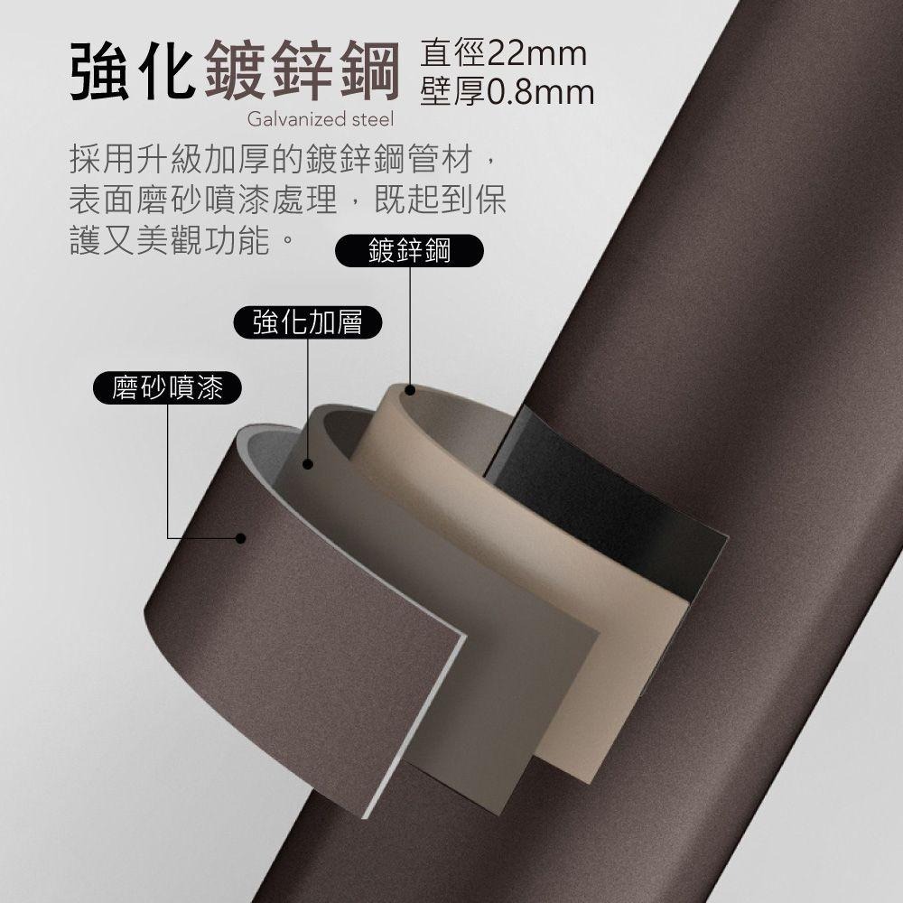 G+居家 戶外休閒圓桌60公分-仿藤紋咖啡色-細節圖5