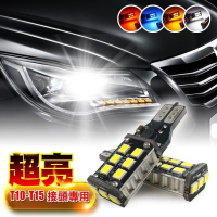 超亮解碼W16W-15燈LED 白光/冰藍光/紅光/黃光T10款(兩入組)