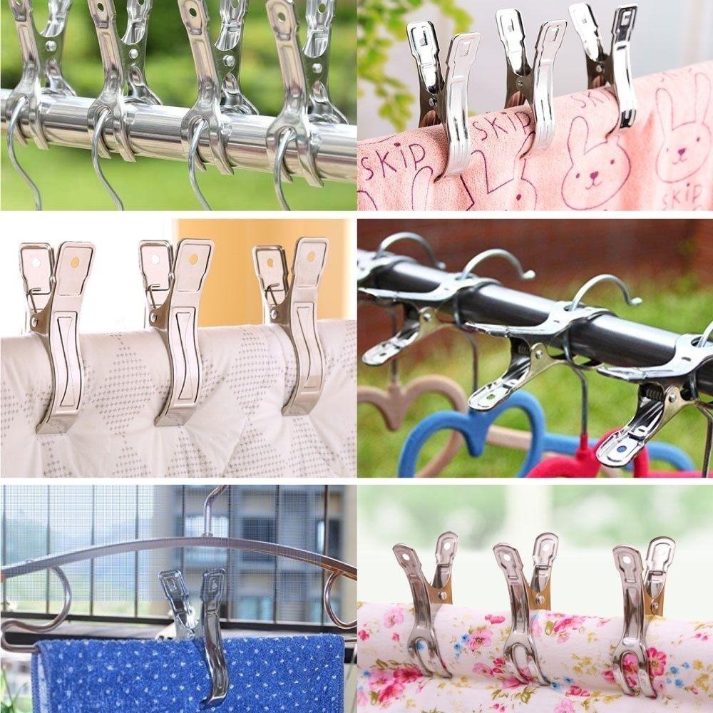 超大款不鏽鋼加寬曬衣夾-3入組13公分-細節圖3