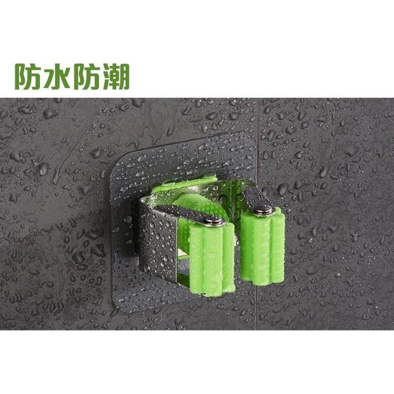 304不銹鋼無痕貼拖把掛架 5入組-細節圖5