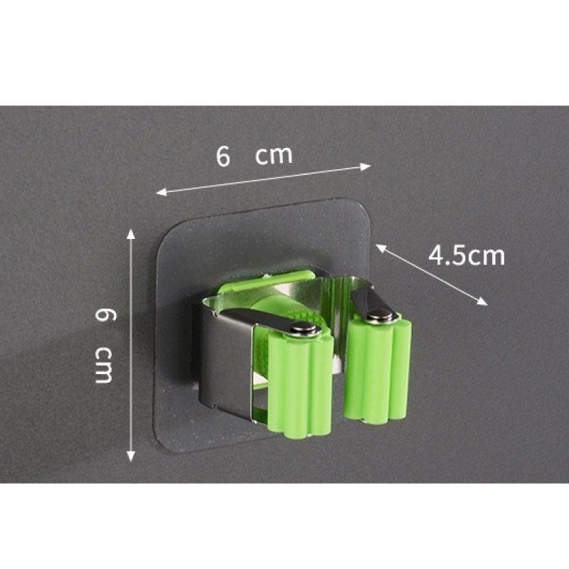 304不銹鋼無痕貼拖把掛架 5入組-細節圖7