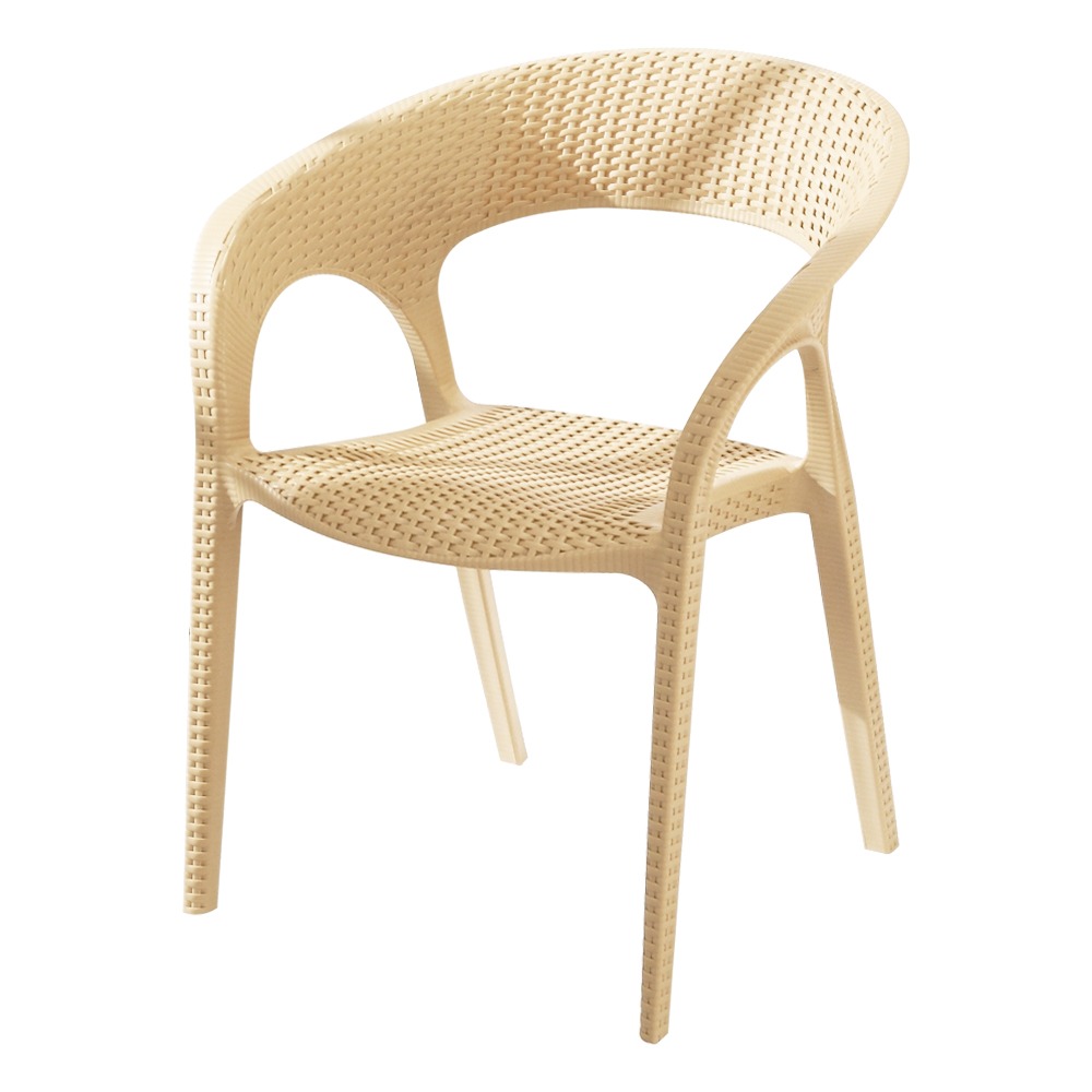 G+居家 台灣製 藤之形椅(扶手椅/餐桌椅/休閒椅/露天咖啡廳椅/仿藤椅/藤紋休閒椅)台灣製-規格圖9