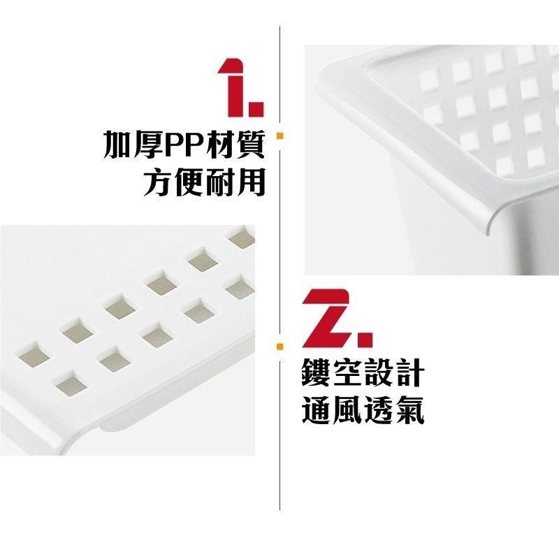 伸縮桿收納平板架/中籃/大籃-3入組(無桿)-細節圖6