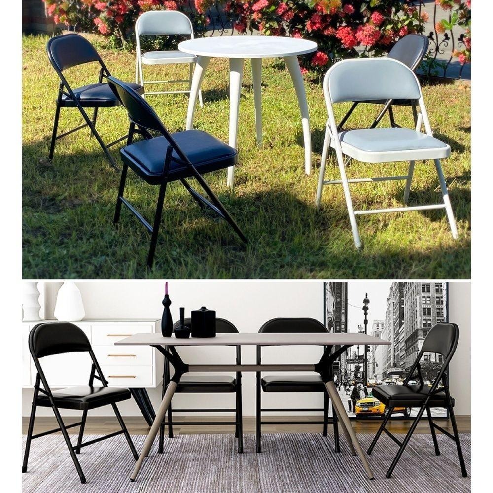 台灣製 皮質鐵合椅5入組-細節圖6