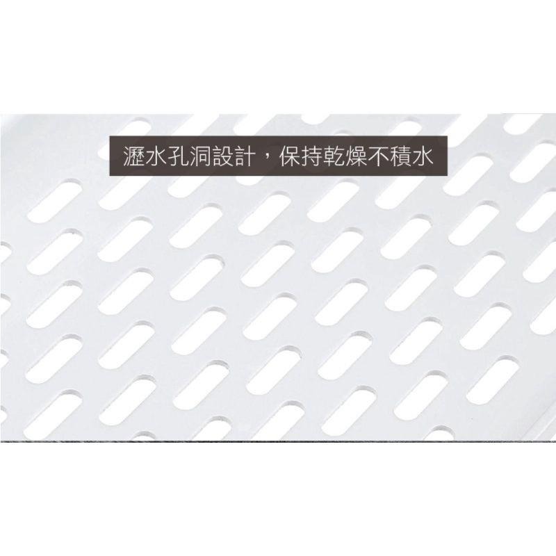 G+居家 無痕貼太空鋁單層收納架60公分(無痕貼x2+鎖付安裝)-細節圖4