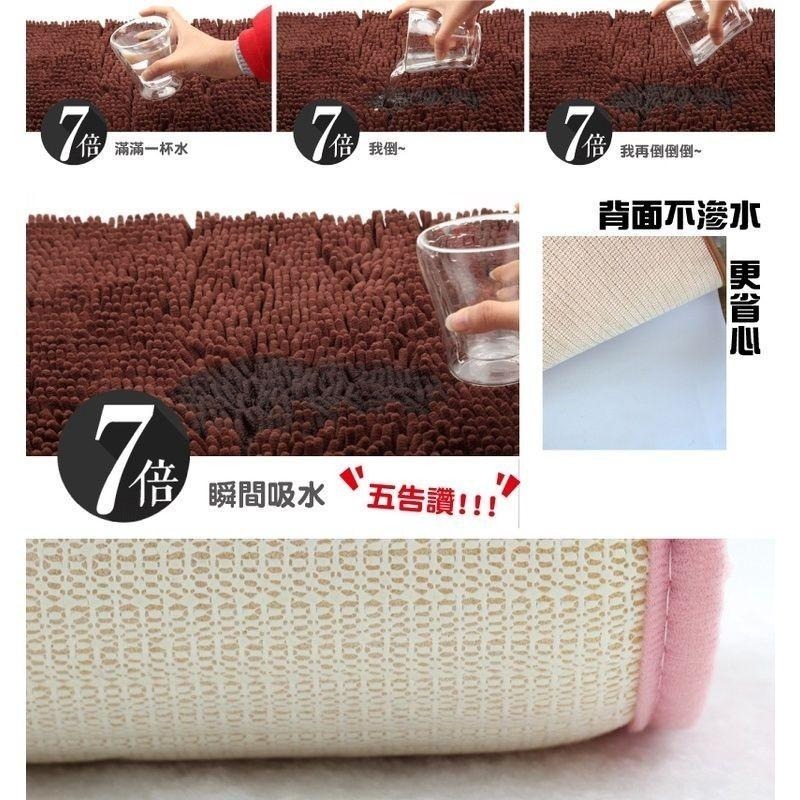 超細纖維長毛止滑地墊 強力吸水 40x130cm-細節圖4