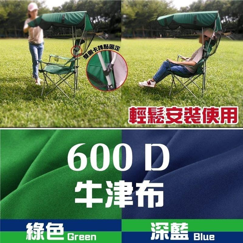 G+居家 可摺疊收納 戶外遮陽輕便傘椅 自帶背帶(頂棚椅/摺疊椅/釣魚椅/露營椅/沙灘椅)-細節圖6