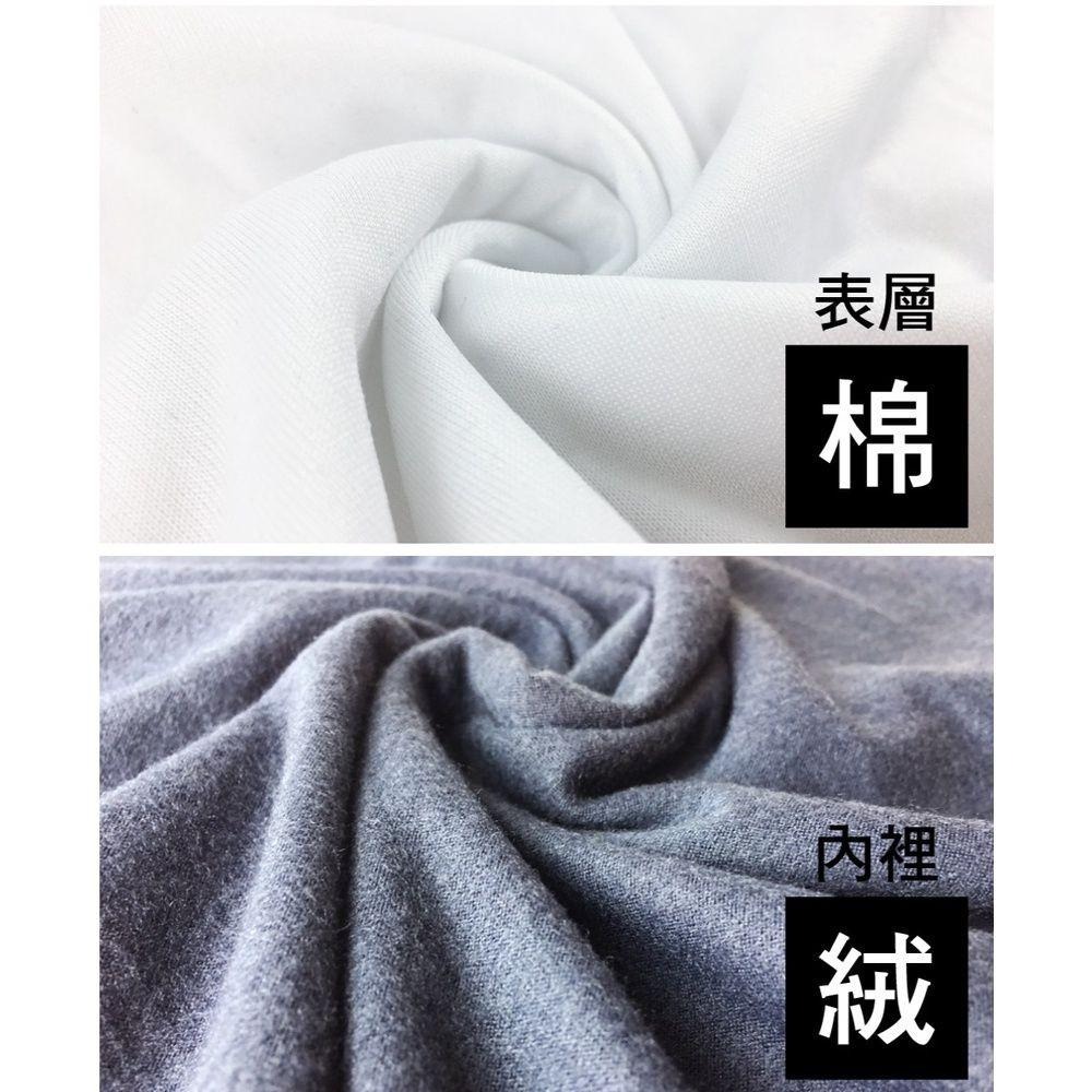 男款束口刷毛暖暖衣 發熱衣厚款 圓領-細節圖5