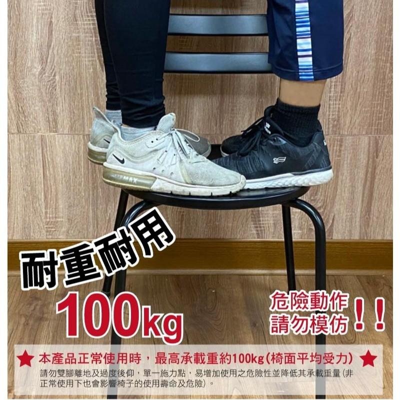 G+居家 台灣製 彩鋼休閒椅 5入組(餐椅/休閒椅/外出露營)-細節圖6