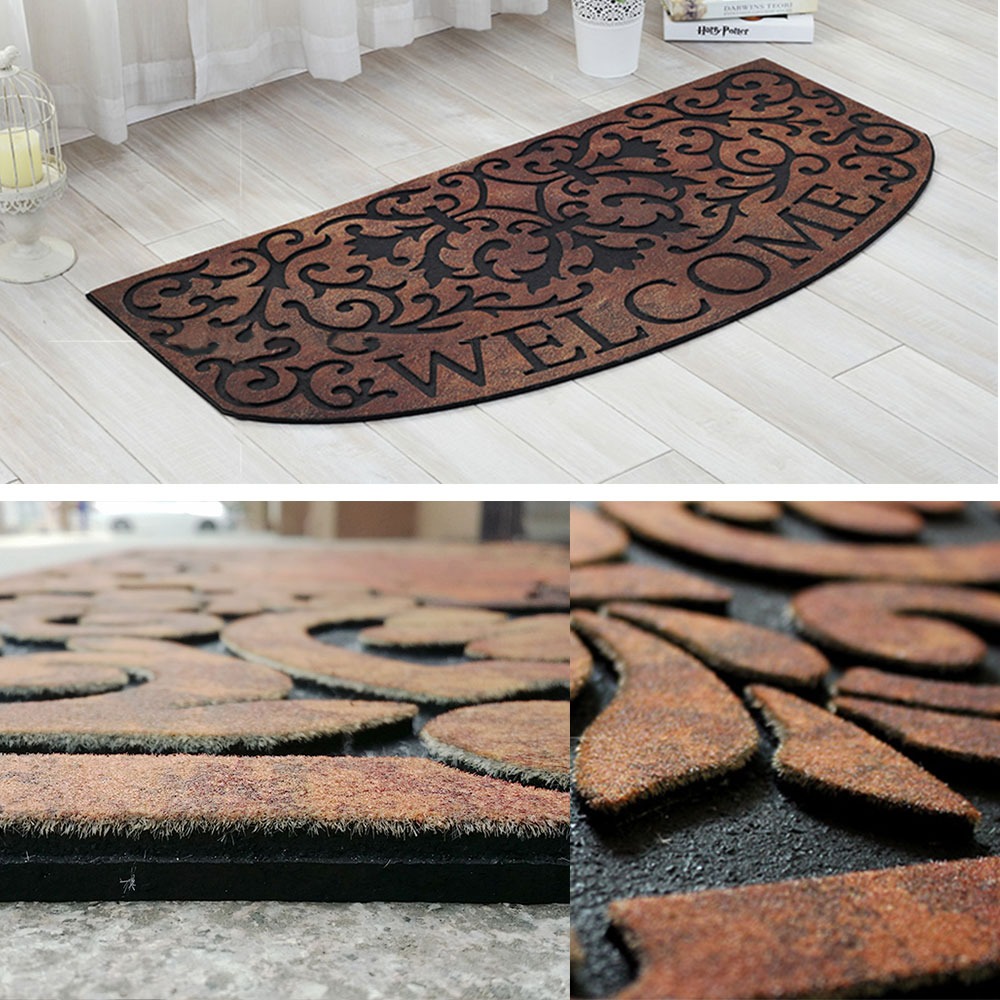 G+居家 橡膠植絨迎賓地墊)80x45公分(止滑墊/入門墊/商用踏墊-規格圖8