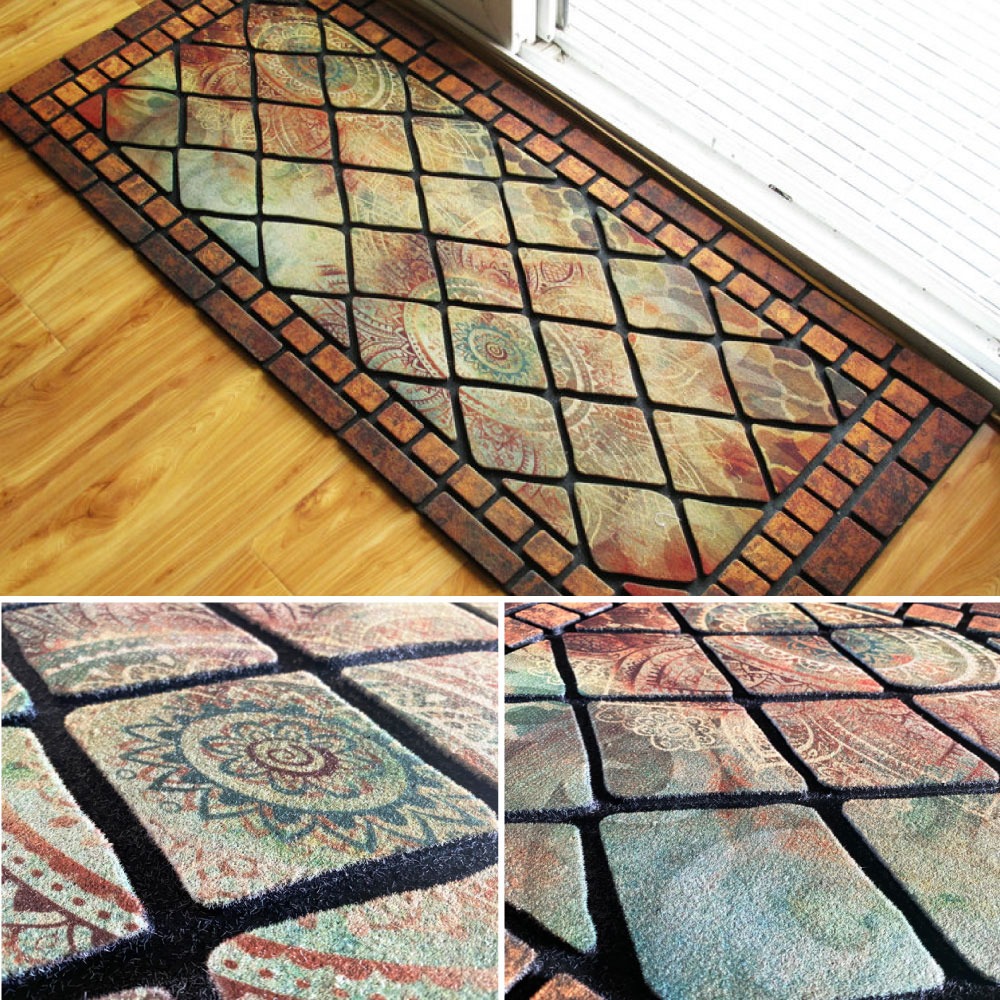 G+居家 橡膠植絨迎賓地墊)80x45公分(止滑墊/入門墊/商用踏墊-規格圖8