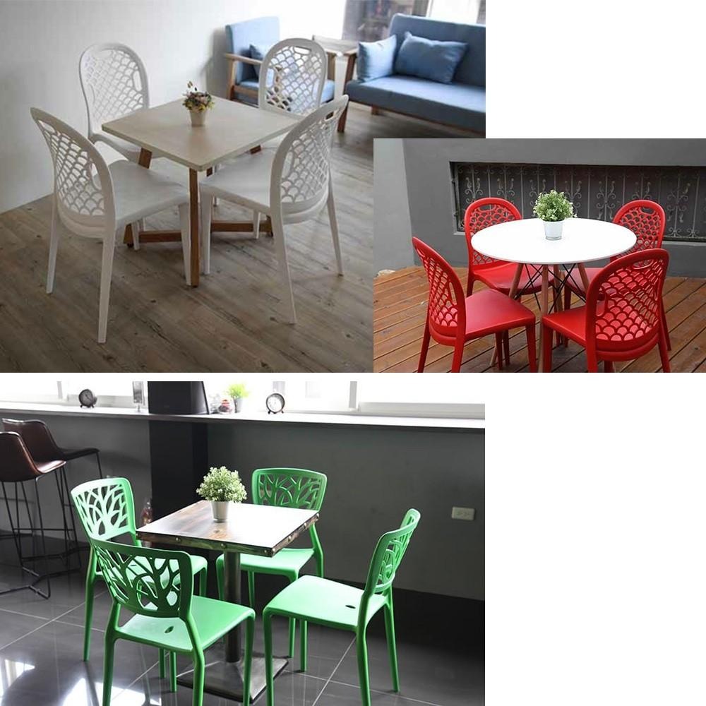 免運費 台灣製 G+居家 樹之形塑鋼椅(餐桌休閒椅 露天咖啡廳椅 塑膠塑鋼椅 洽談椅 餐椅 會客椅 洞洞椅)多色任選-細節圖9