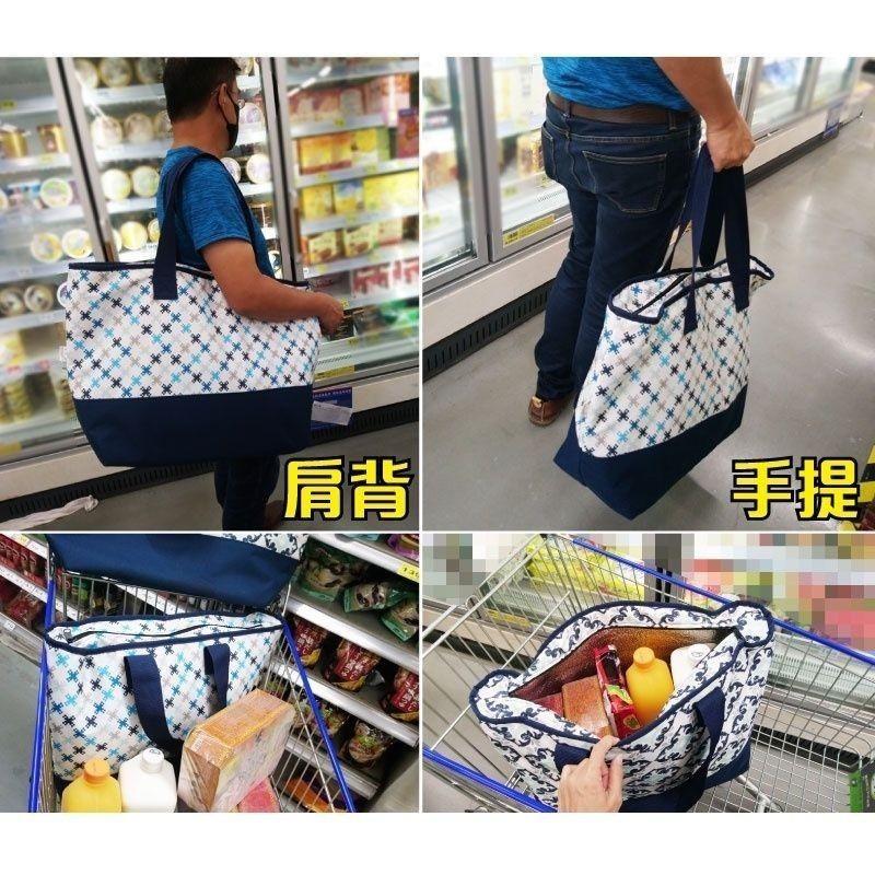MIT時尚保溫購物袋50L(贈加厚1000ml保冰注水冰袋x2入)-細節圖8
